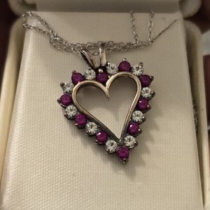 Love Heart Sterling Silver Necklace